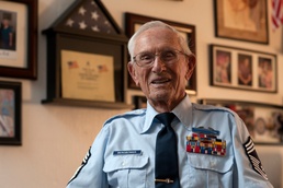 Retired Chief Master Sgt. Harold Bergbower