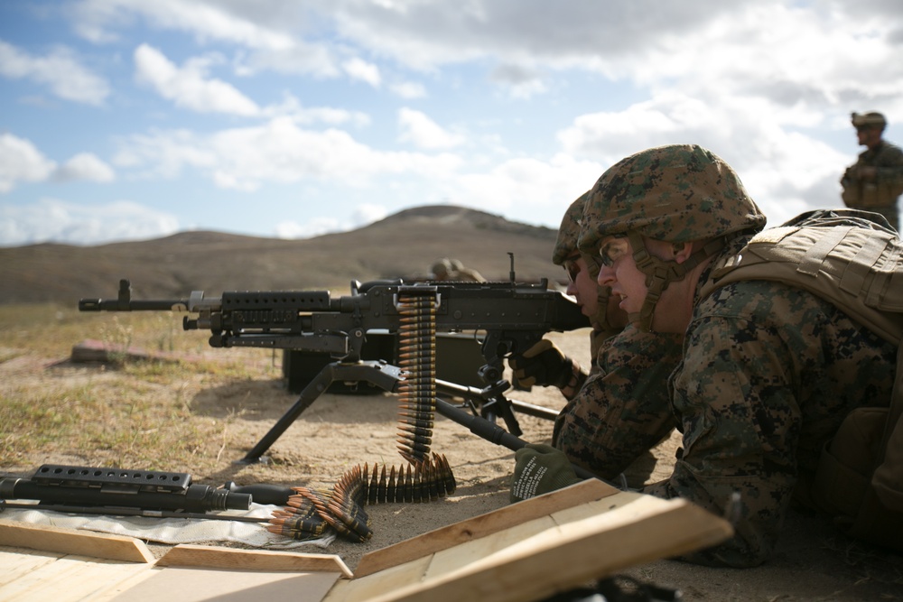 11th MEU: Crew Served Weapons Training