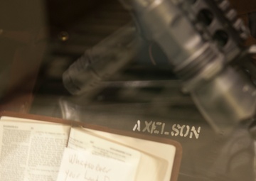 Display Case at Axelson Building of Pacific Beacon