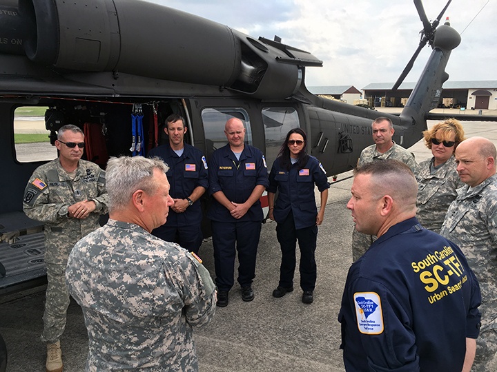 South Carolina flood response visit