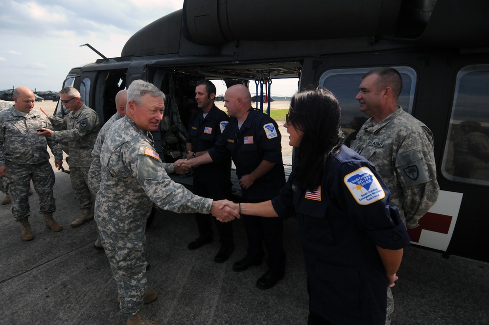 South Carolina flood response visit