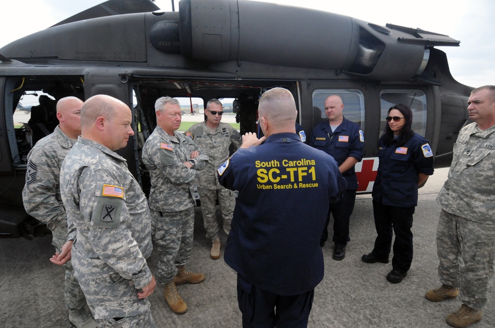 South Carolina flood response visit