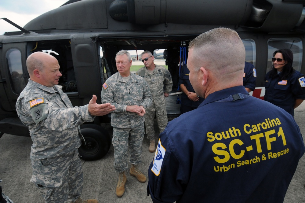 South Carolina flood response visit