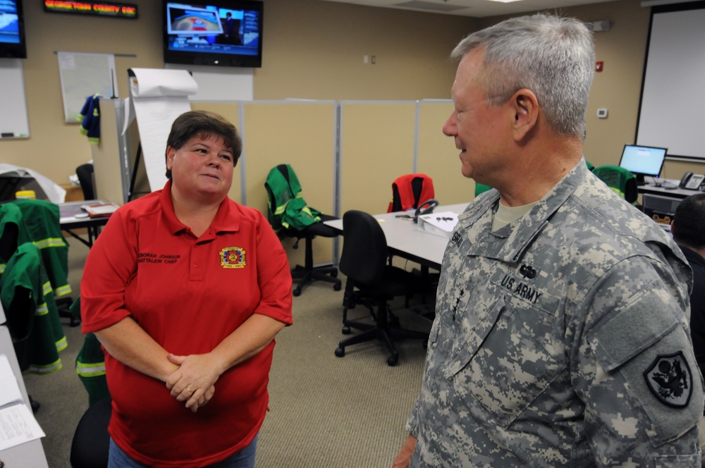 South Carolina flood response visit