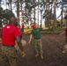 Marine recruits battle during pugil stick matches on Parris Island
