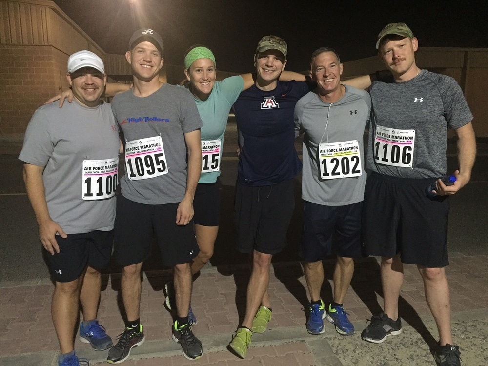 Deployed High Rollers compete in deployed Air Force Marathon