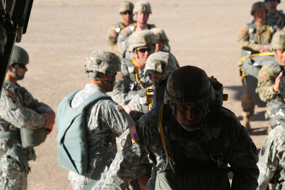 Tarantula Team Airborne jump Fort Irwin