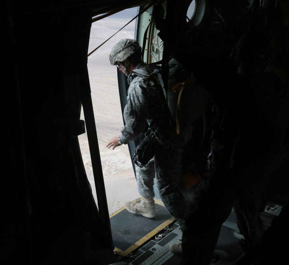 Tarantula Team Airborne jump Fort Irwin