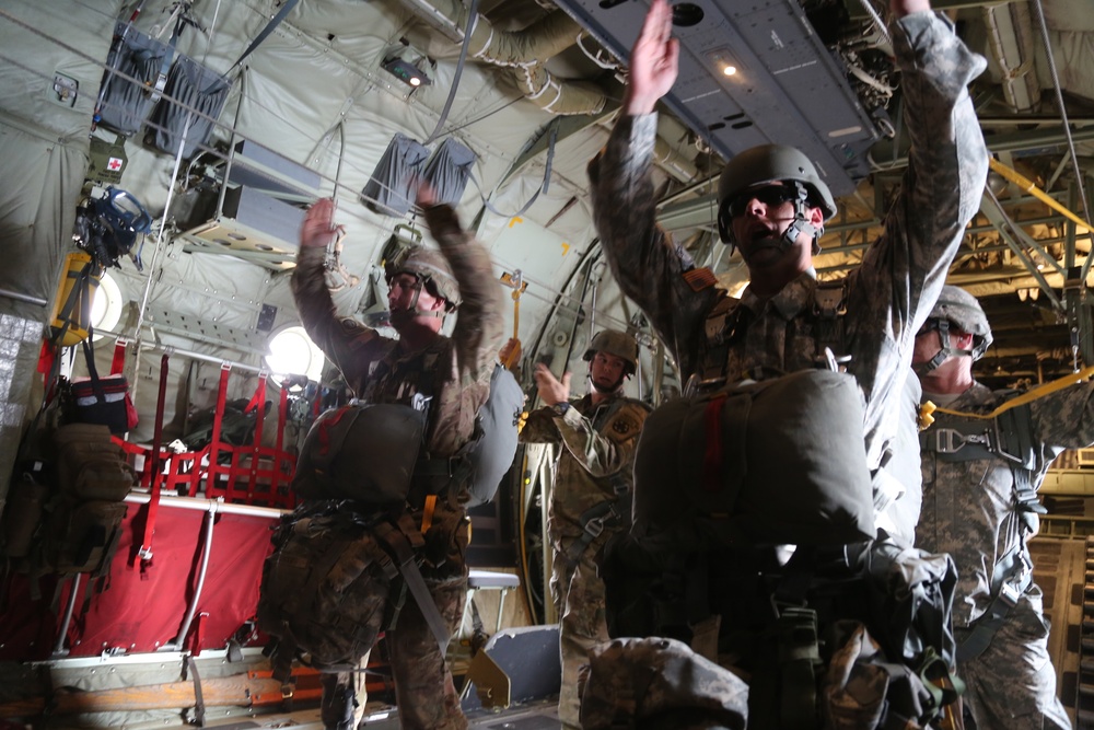 Tarantula Team Airborne jump Fort Irwin