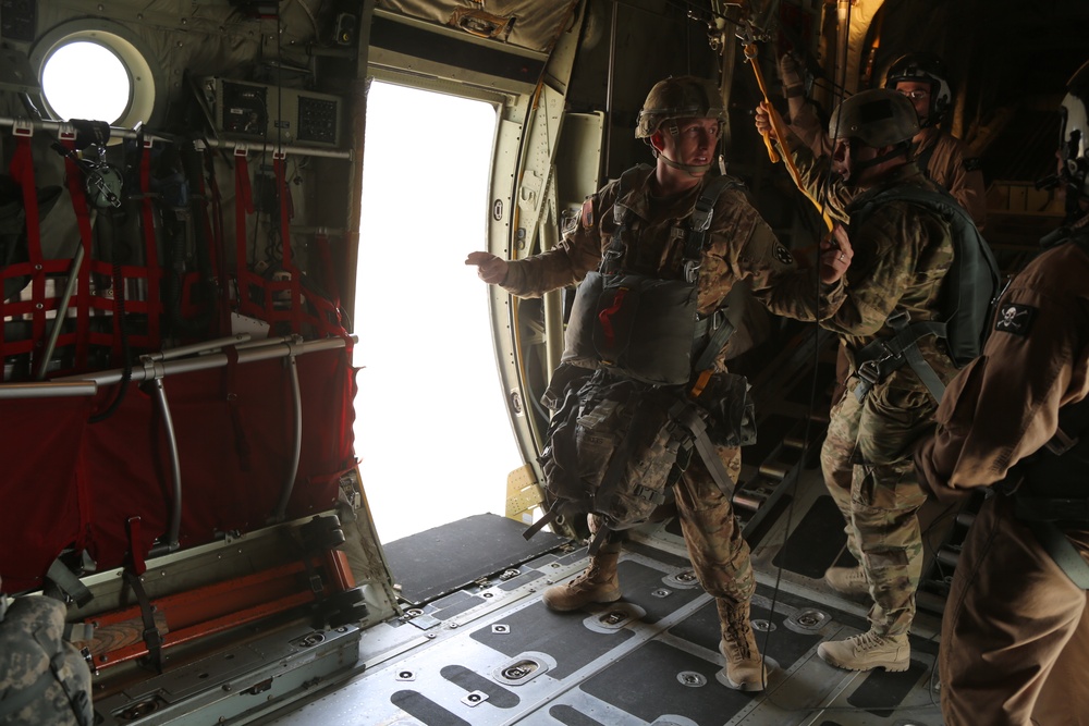 Tarantula Team airborne jump Fort Irwin