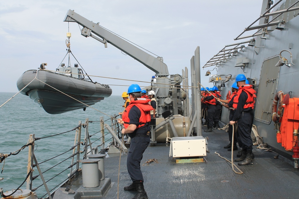 USS Mahan operations