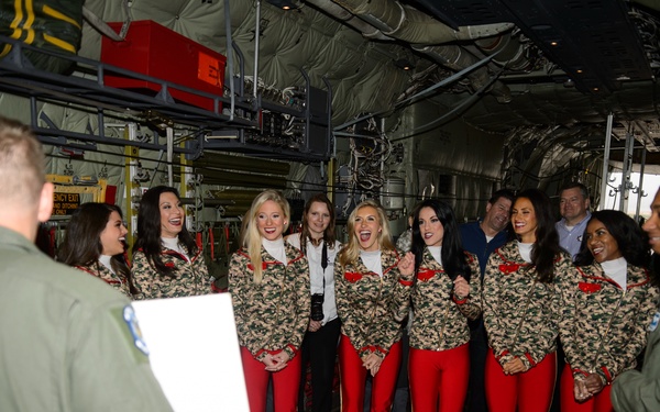 DVIDS - News - Kansas City Chiefs' cheerleaders visit Keesler