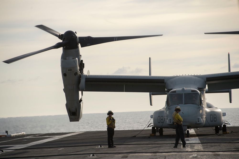 Secretary of defense visits USS Theodore Roosevelt