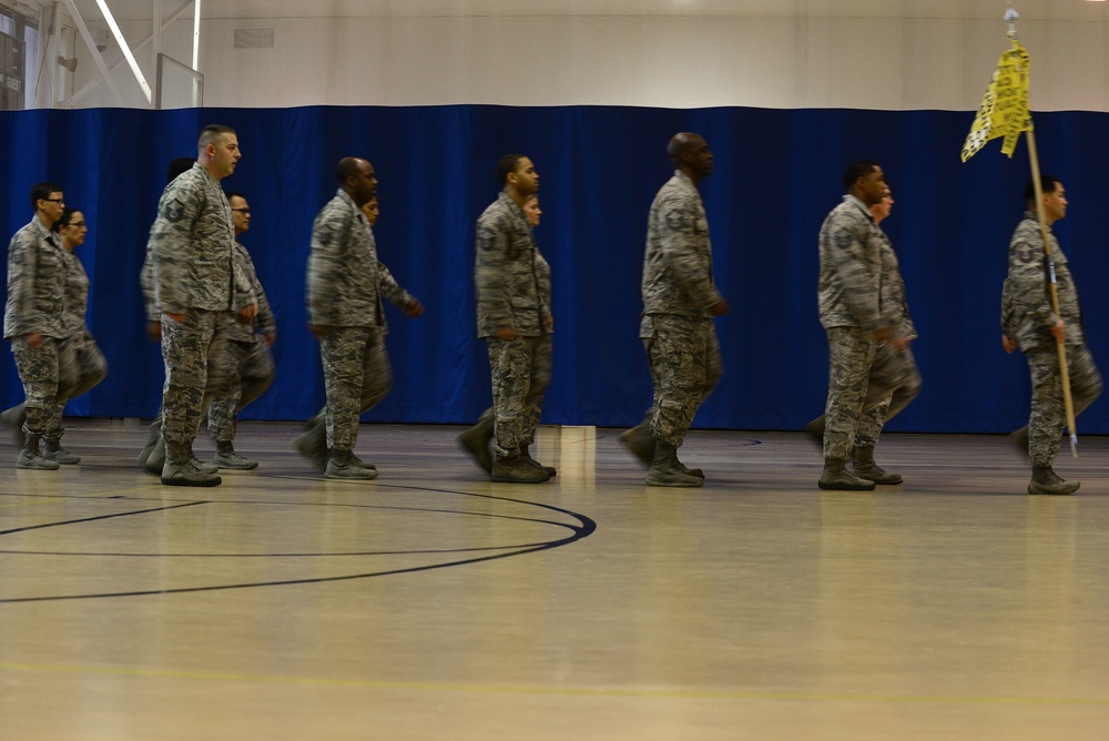 SNCOs, NCOs, Airmen compete in drill-off