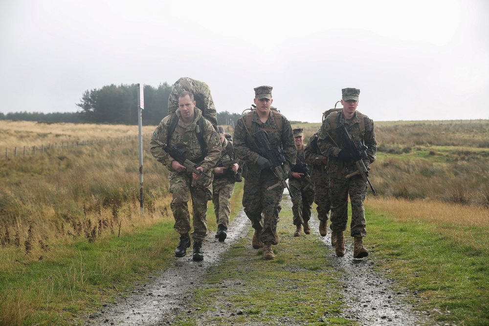 U.S. Marines, British Army team up for military skills exercise