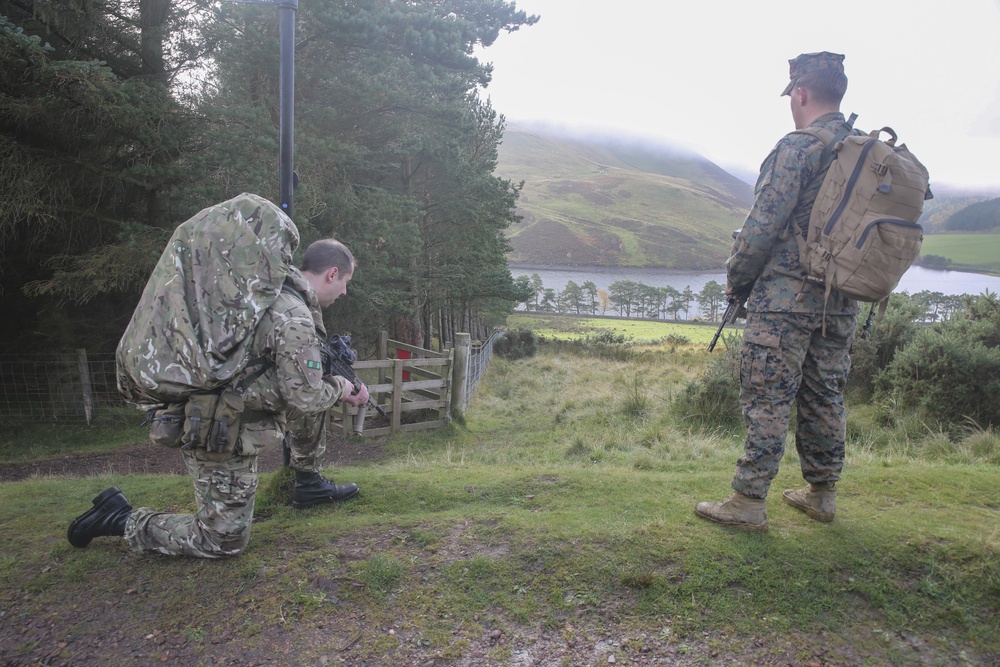 U.S. Marines, British Army team up for military skills exercise