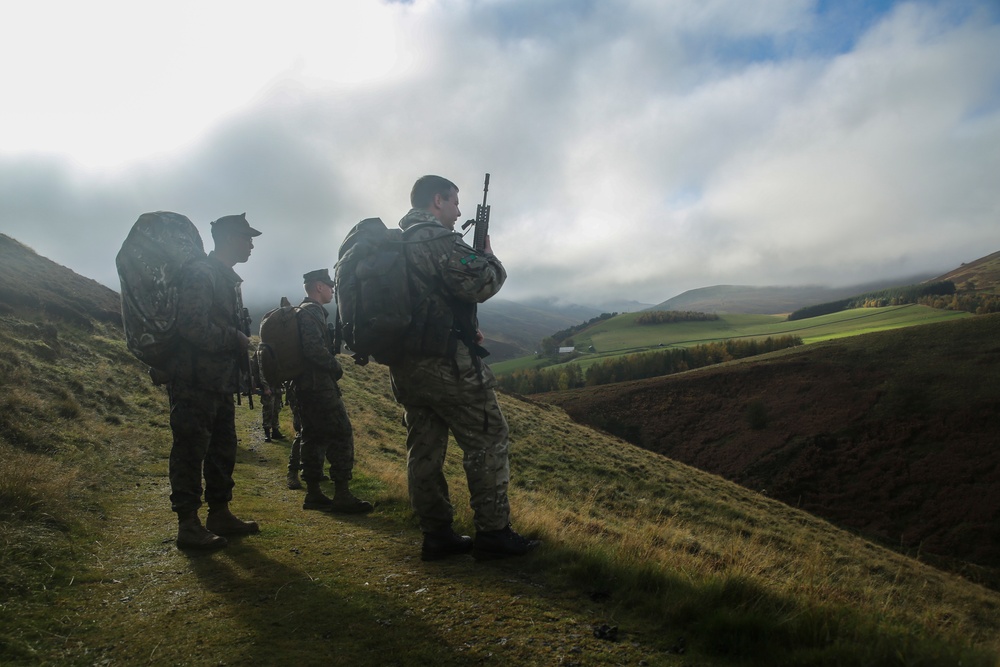 U.S. Marines, British Army team up for military skills exercise