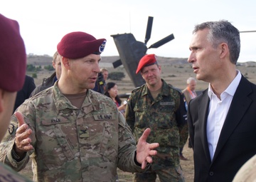 NATO senior members, distinguished visitors observe Exercise Trident Juncture 15
