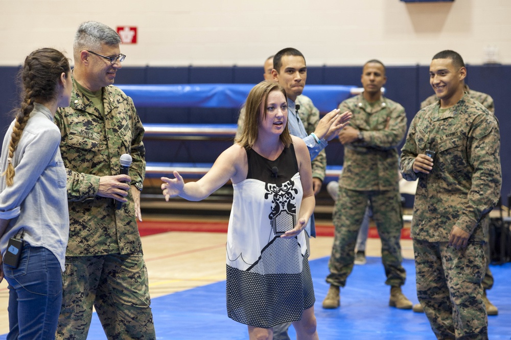 Pure Praxis group performs SAPR training at the Camp H.M. Smith Fitness Center in Hawaii