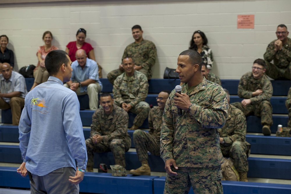 Pure Praxis group performs SAPR training at the Camp H.M. Smith Fitness Center in Hawaii