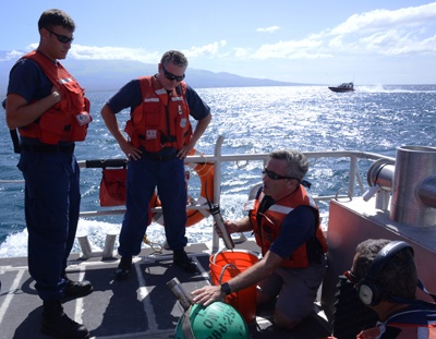 Coast Guard Station Maui conducts whale disentanglement training