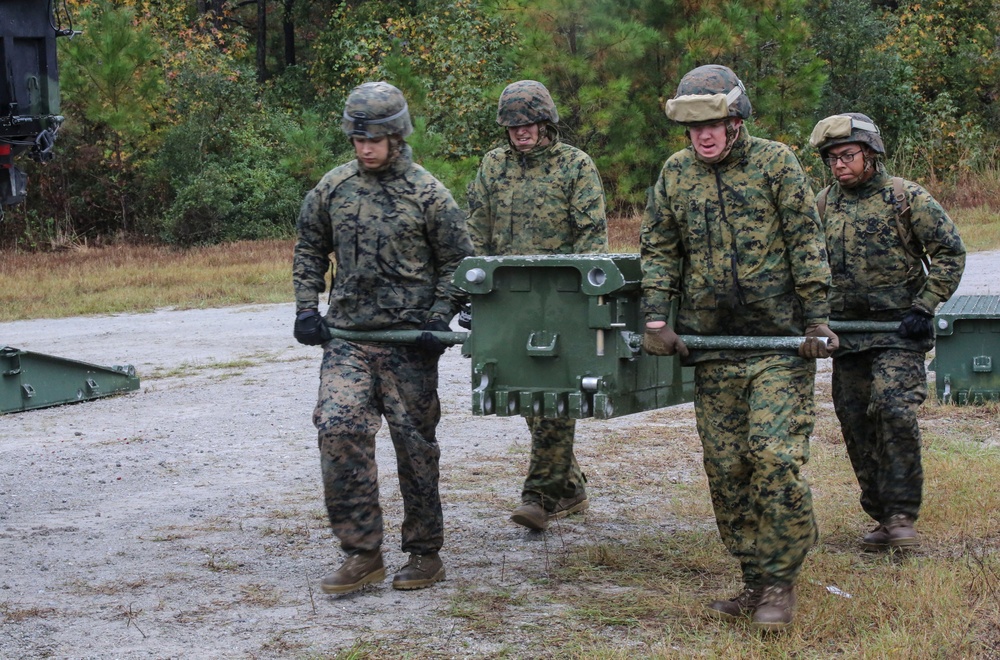 Week 2: Marines take Bridge Master’s Course to field