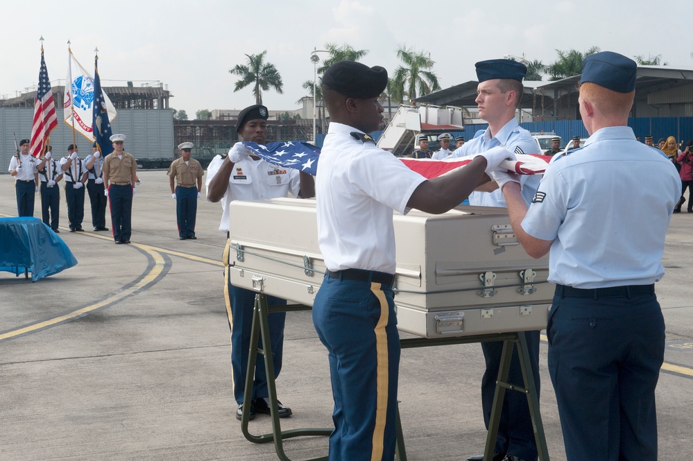 US and Malaysia partnership brings fallen hero home