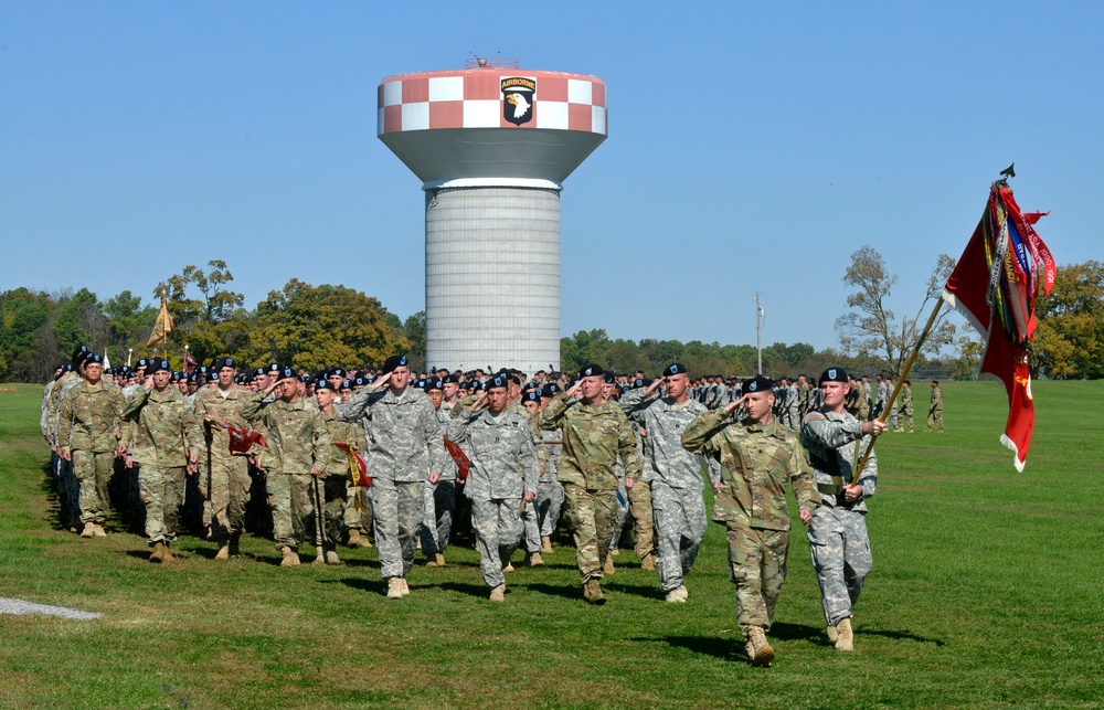 1st Brigade Combat Team 'Bastogne' change of command ceremony