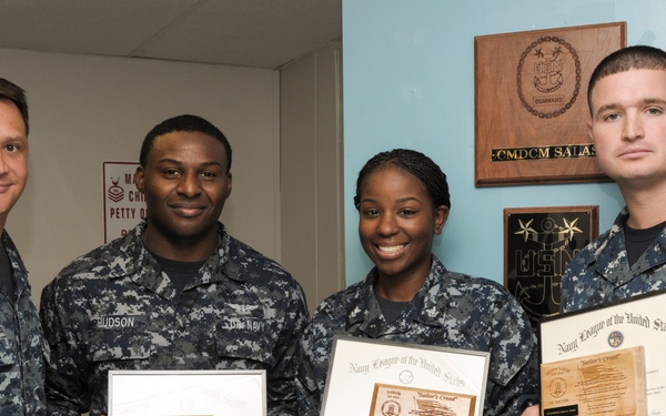 USS Abraham Lincoln Blue Jacket, Sailor and Senior Sailor of the Quarter luncheon