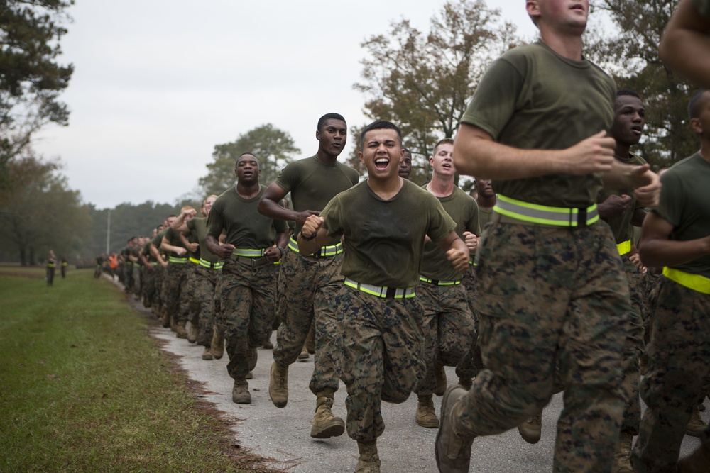 Marines with SOI-East Celebrate the 240th Marine Corps Birthday