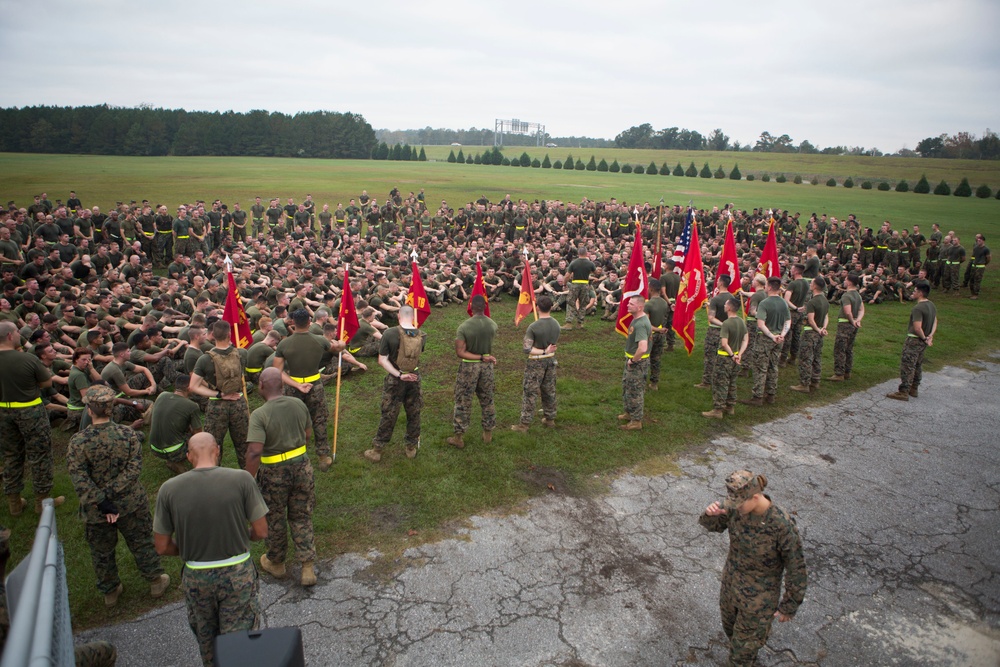 Marines with SOI-East Celebrate the 240th Marine Corps Birthday