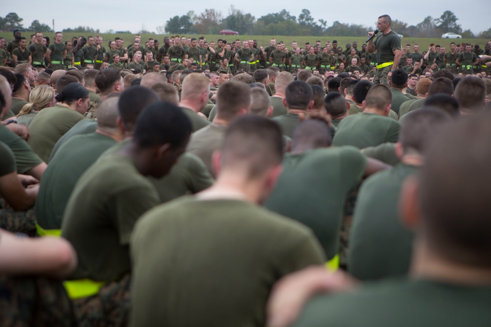 Marines with SOI-East Celebrate the 240th Marine Corps Birthday