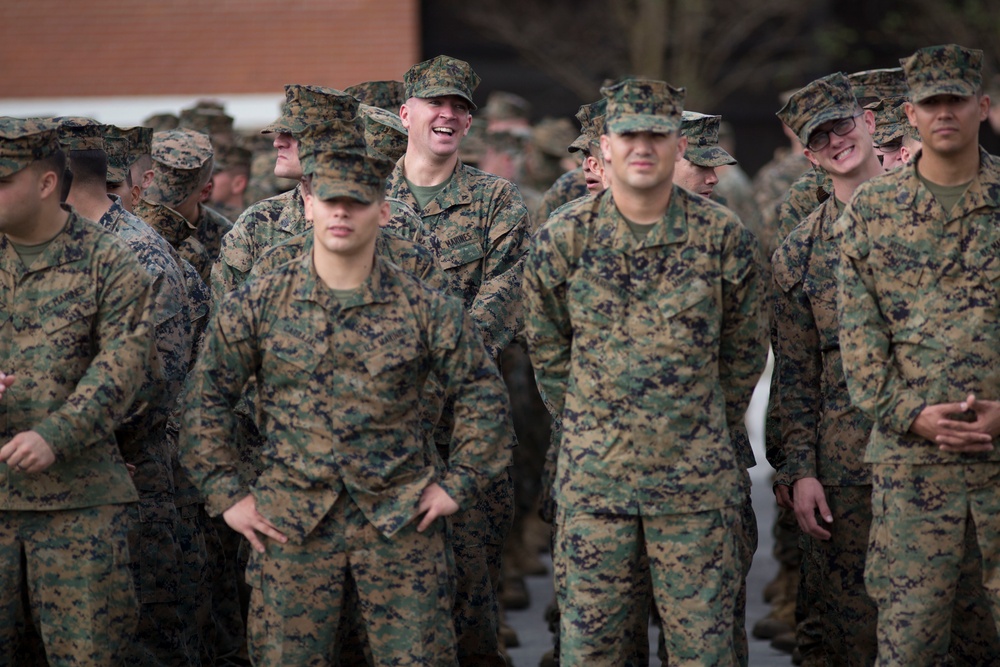 Marines with SOI-East Celebrate the 240th Marine Corps Birthday