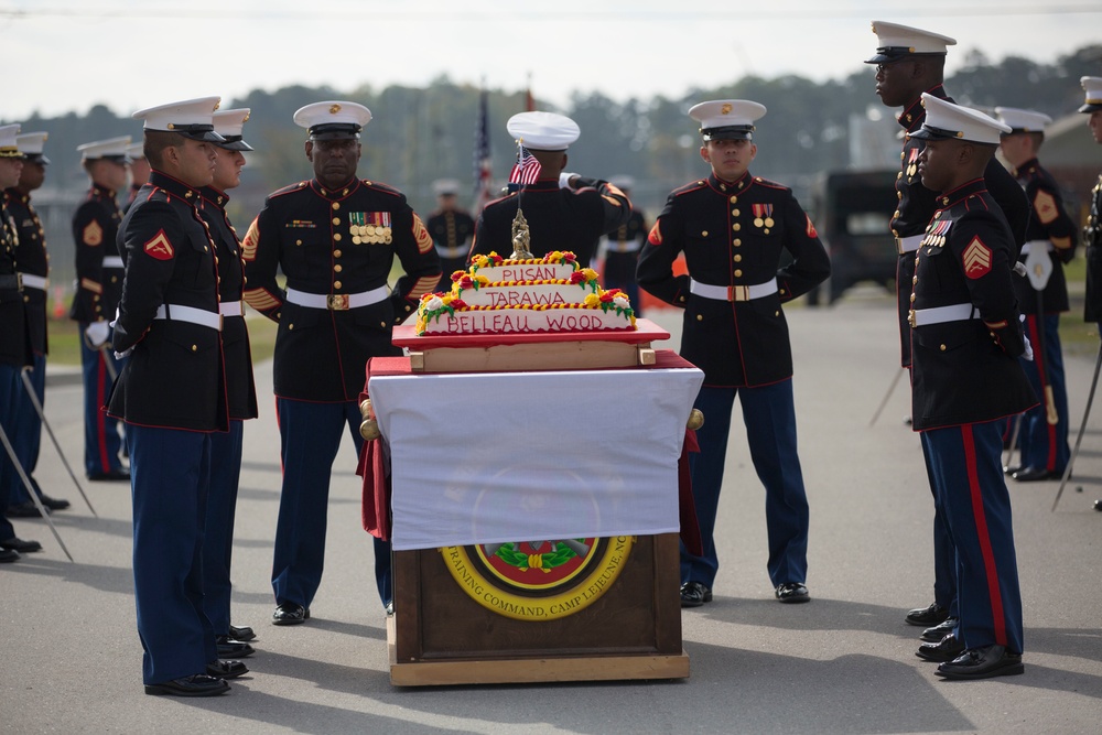 Marines with SOI-East Celebrate the 240th Marine Corps Birthday