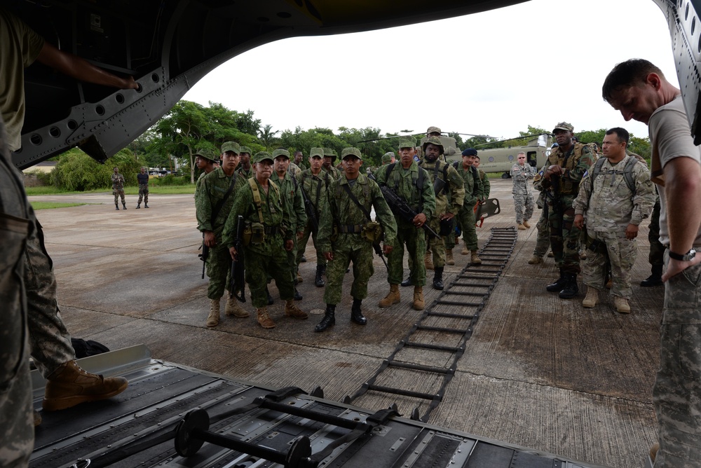 Belizean Security Forces, US Army conduct counter-drug operation