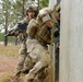 Soldiers clear building during exercise