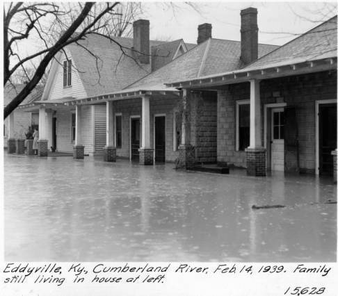 Imagery of 1939 flood on USACE Digital Library