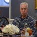 Departmental leading chief petty officers have lunch with commanding officer