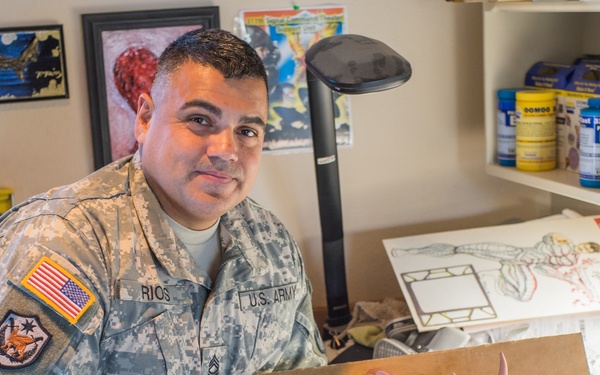 Art aids injury recovery for Army Reserve veteran