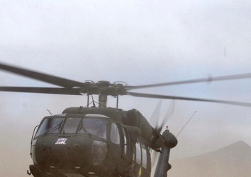 US Army Col. Matthew H. Ruedi, commander of the 916th Support Brigade at the National Training Center, Fort Irwin, Calif., arrives at Marine Corps Logistics Base Barstow's Yermo Annex