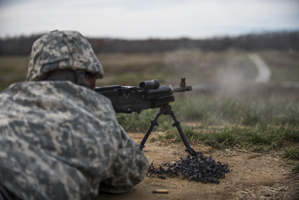 Feeding bullets, machine gun style