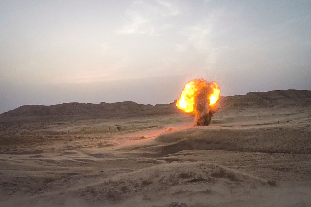 EOD techs destroy unserviceable mortars, ensure force protection