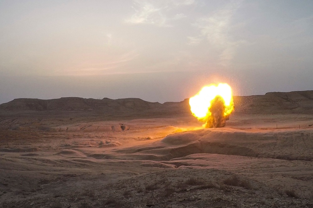 EOD techs destroy unserviceable mortars, ensure force protection