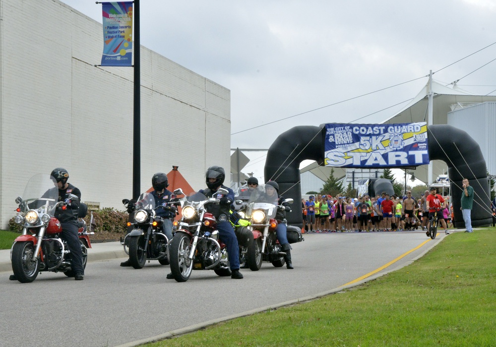 Coast Guard Riders lead race at Coast Guard Day 5K