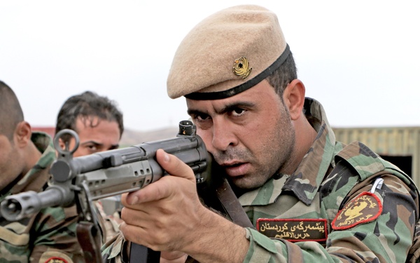 Peshmerga forces conduct manever training