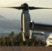 MV-22 troop delivery to Spanish Field Training Exercise