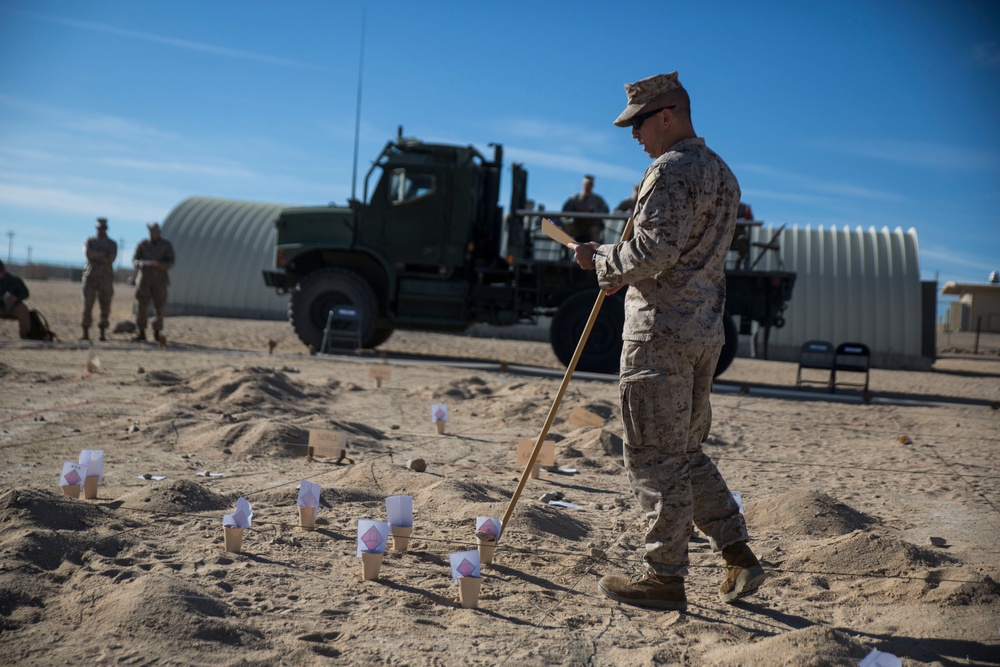 8th Marine Regiment briefs the plan for the Battalion Assault Course