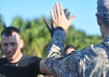 Looking beyond the uniform: Army Reservists show their support for their community