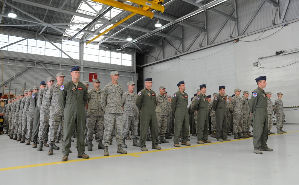 Demobilization for the 123rd Expeditionary Fighter Squadron