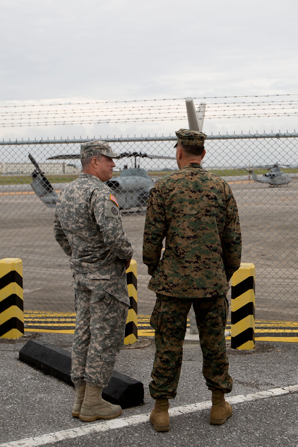 United Nations representatives visit Marine Corps Air Station Futenma
